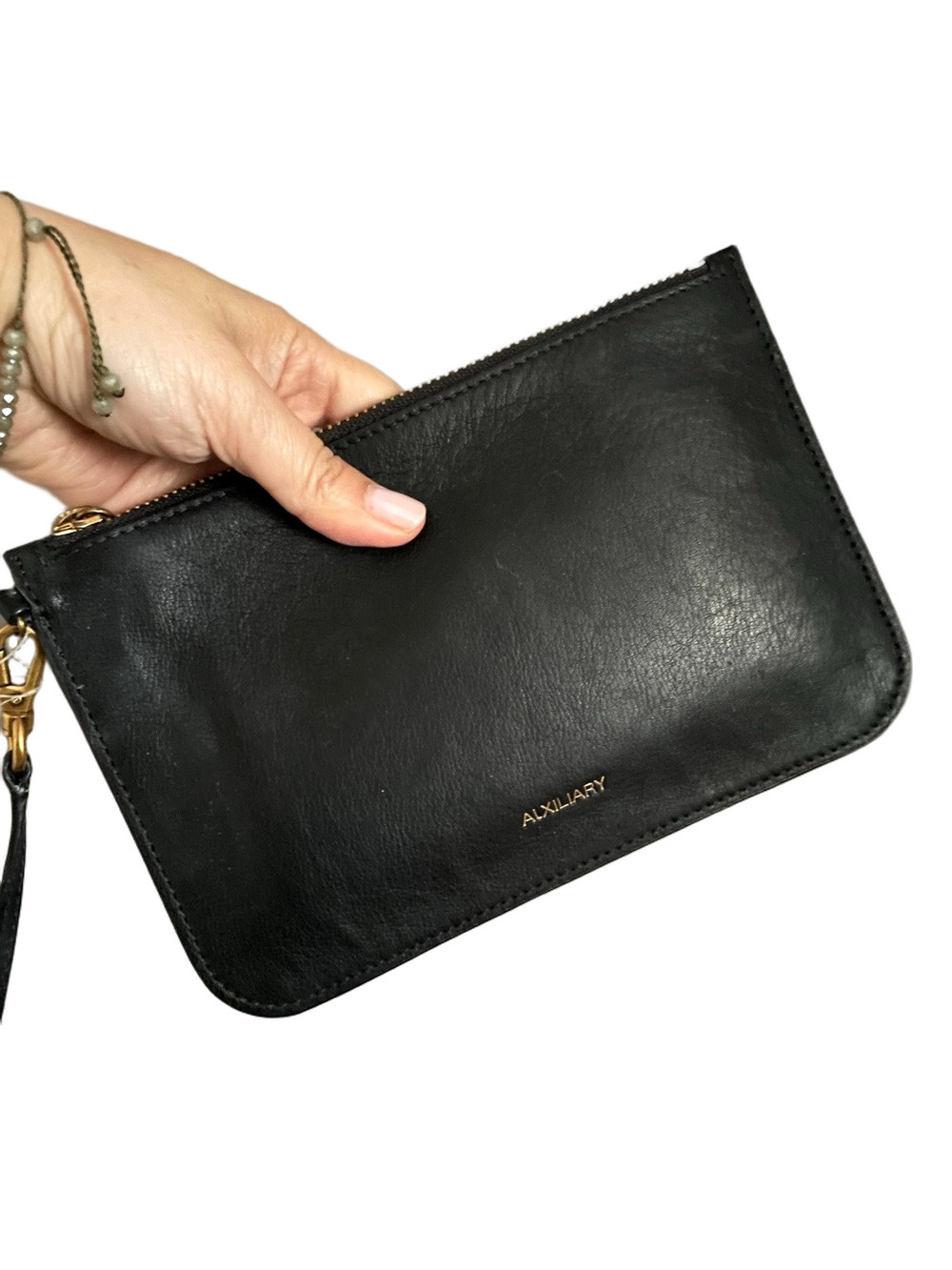 Aritzia Auxiliary Black Leather Work Tote Bag - Picture 4 of 13